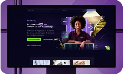 Solar Ruby — landing page