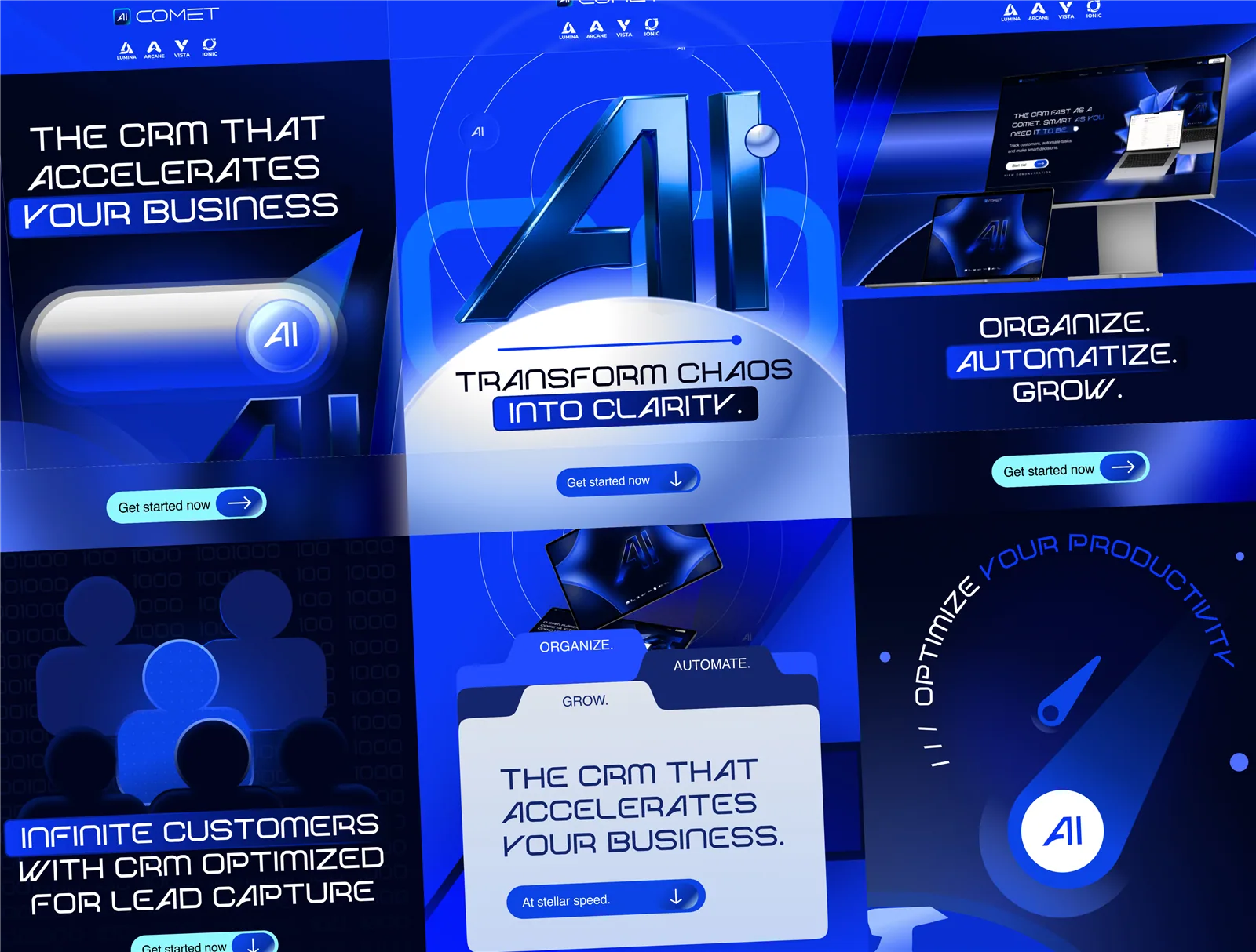 AI Comet — criativo para CRM